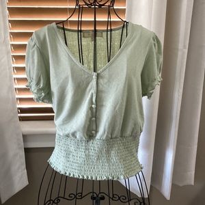 Light green feminine top